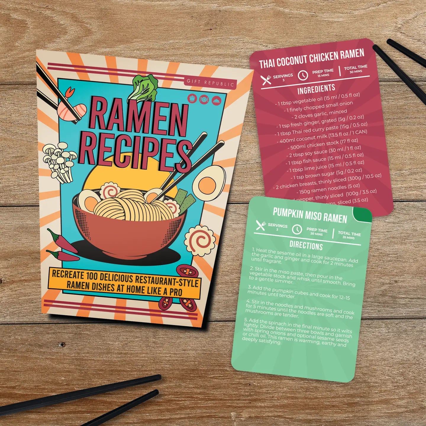 Ramen Recipe Cards