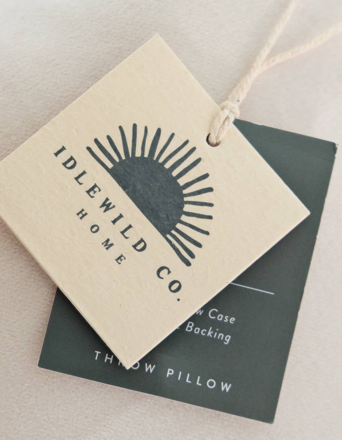 Dirty Olive Throw Pillow