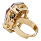 Elvira Coffin Jewel Red Ring