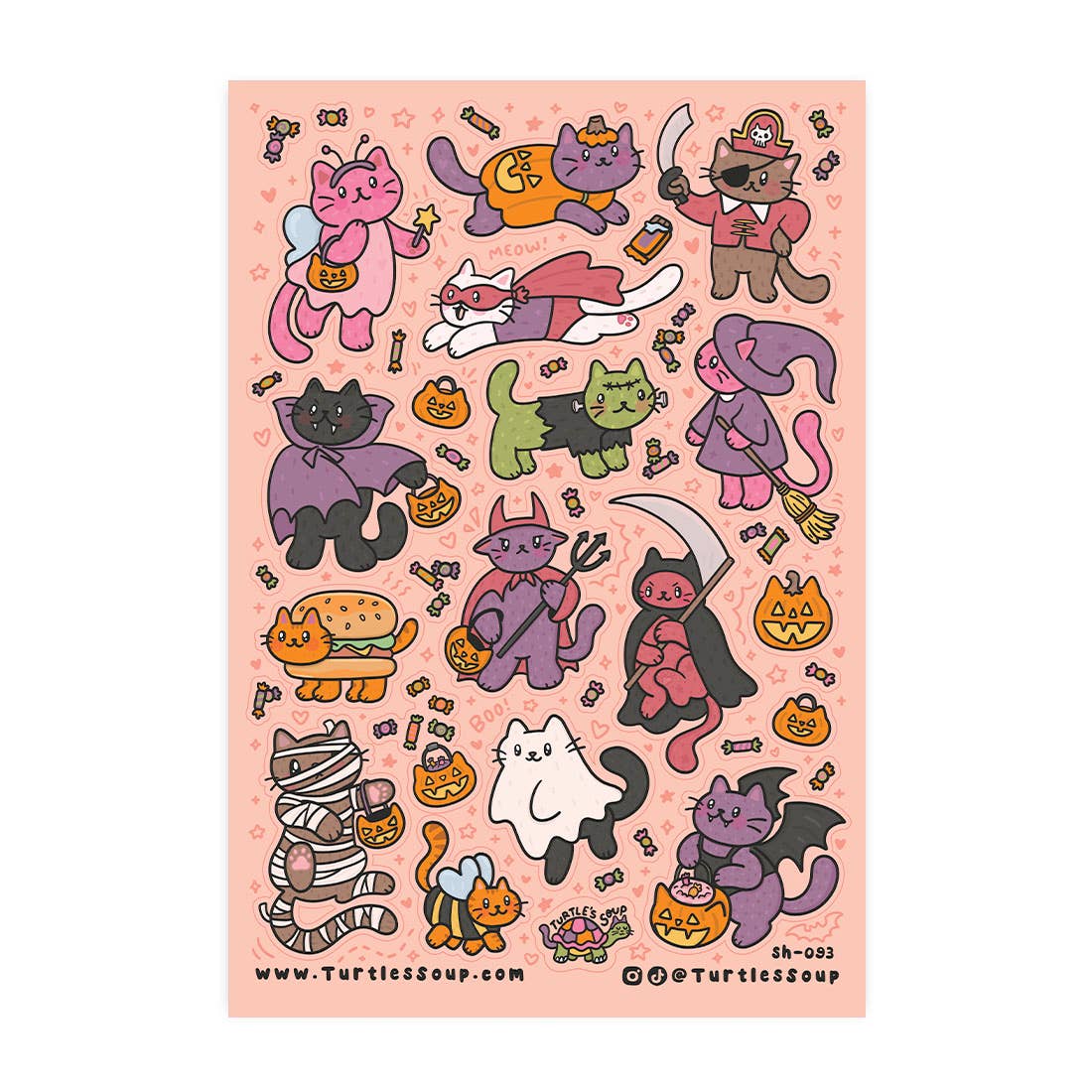Puppy Halloween Costume Stationery Planner Sticker Sheet
