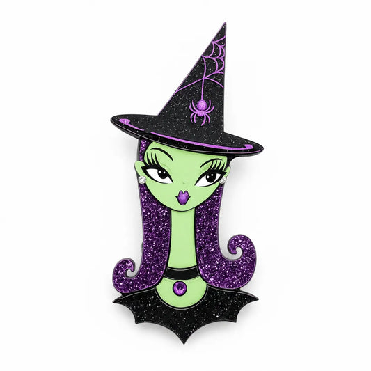 Hex Appeal Spooky Doll Brooch By Miss Fluff X Lipstick & Chrome