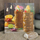 Tiki Time Gold Pineapple Post Earrings
