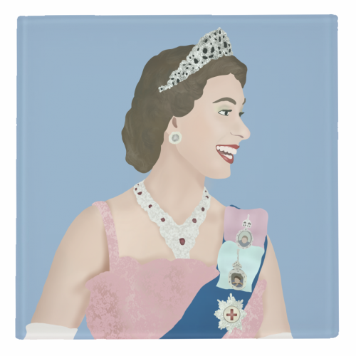 'The Queen's Smile' Coaster