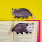 Opossum Die-Cut Bookmark
