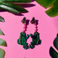 Frog and Fly Earrings