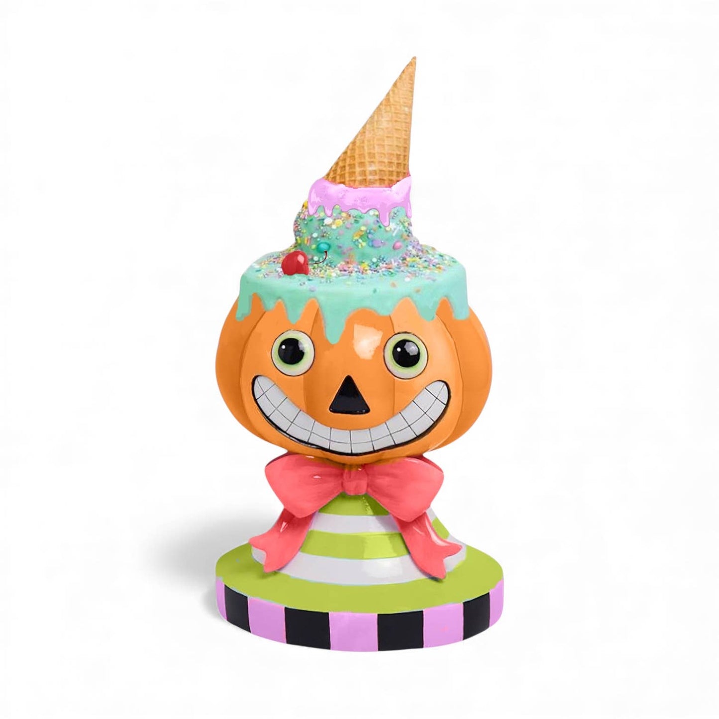 14in Melting Ice Cream Pumpkin
