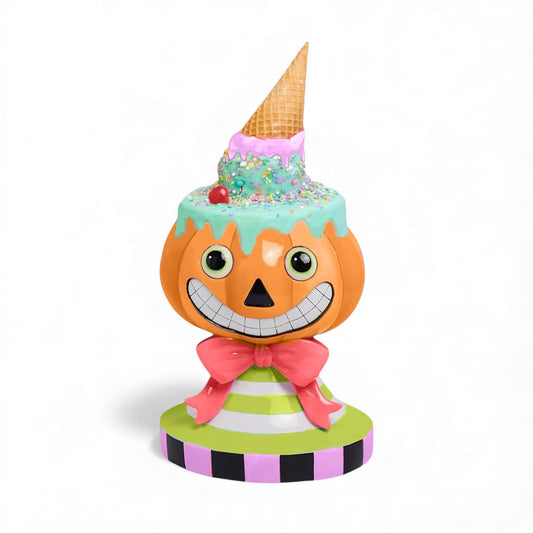 14in Melting Ice Cream Pumpkin