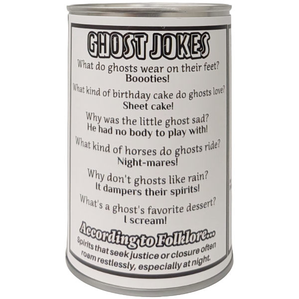 Canned Ghost- Halloween Plush Gift in Can