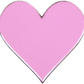 Enamel Pin - Heart - 2 Color Options (Red and Pink)