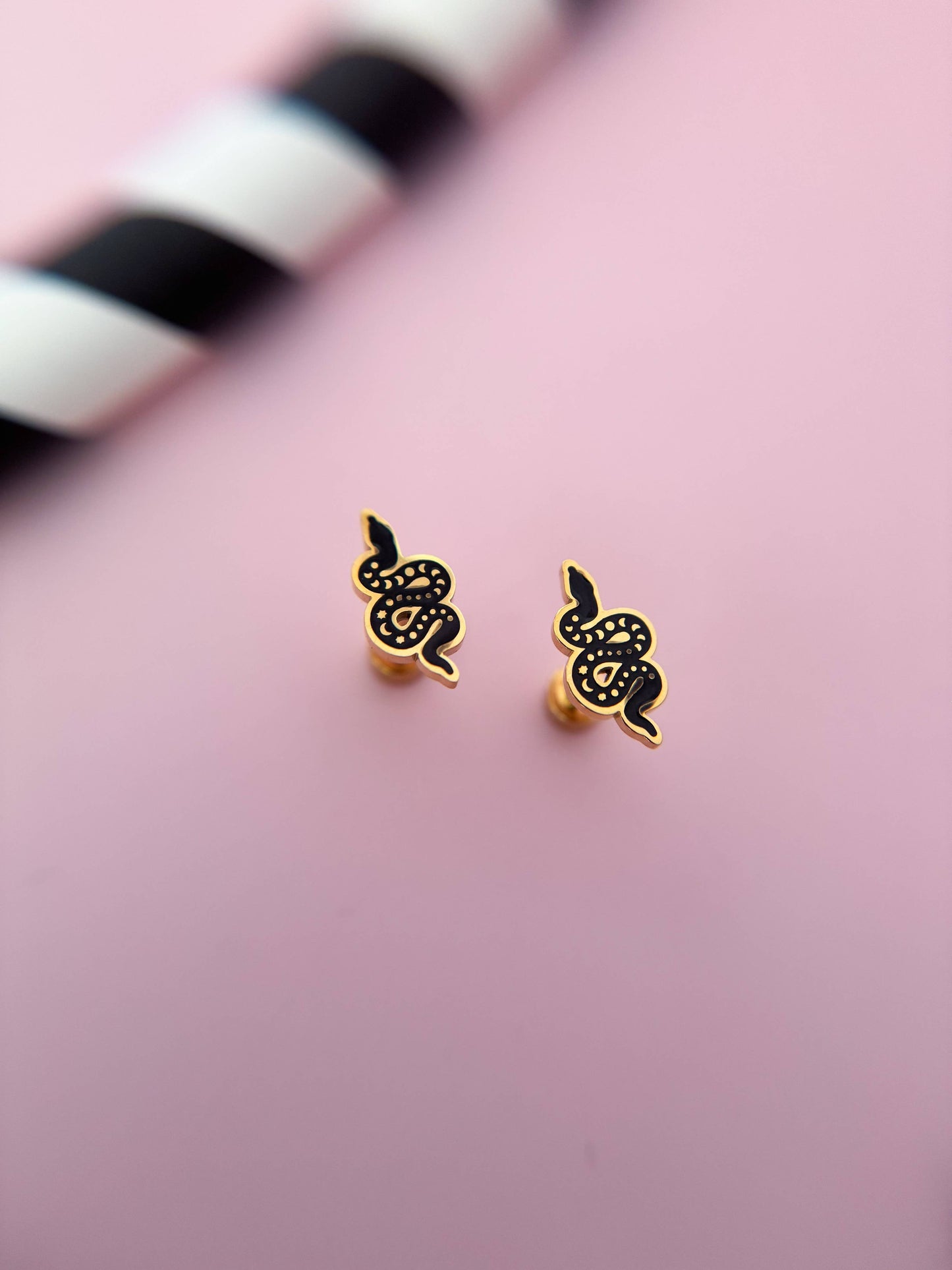 Mystic Snake Stud Earrings