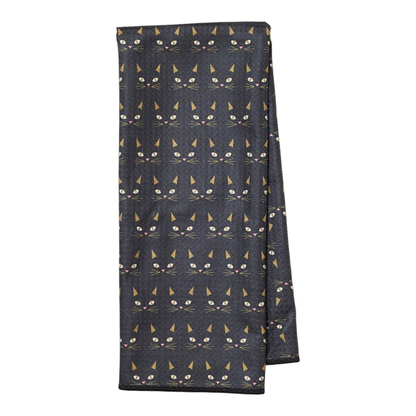 Black Cat Anywhere Towel Reversible