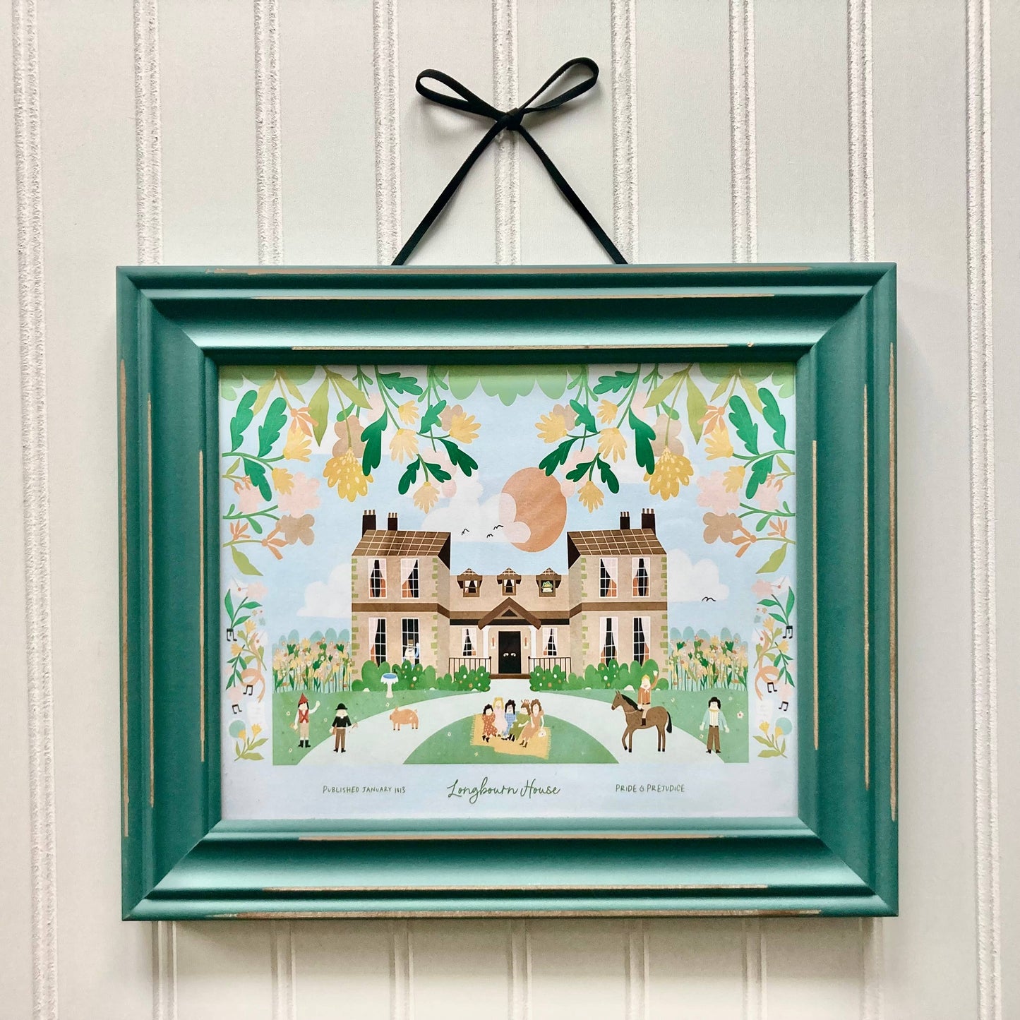 Pride & Prejudice Longbourn Bookish Prints