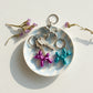 Metallic Balloon Puppy Keychains