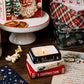 Stacked Books Candle Holiday Classics
