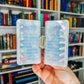 Library Card Hair Claw Clip