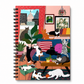 House of Kitty Cats Spiral Notebook