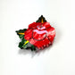 Traditional Rose Tattoo Hair Claw