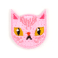 Sphynx Cat Embroidered Sticker Patch 1" x 1"