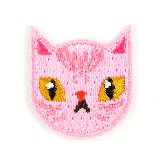 Sphynx Cat Embroidered Sticker Patch 1" x 1"