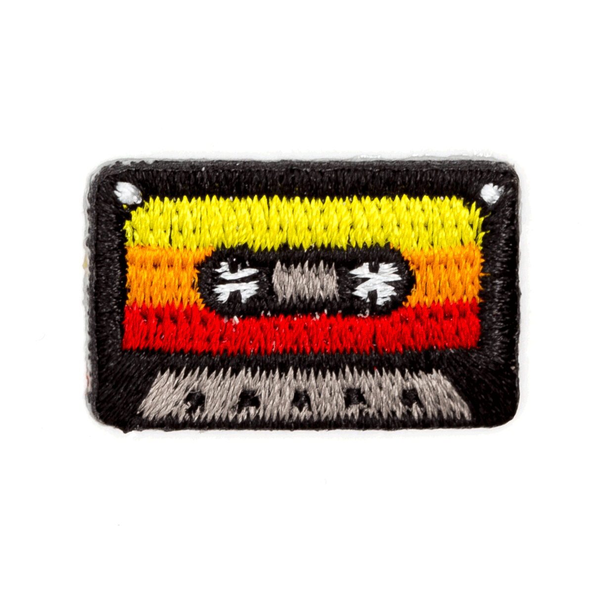 Mix Tape Embroidered Sticker Patch 1" x 1"