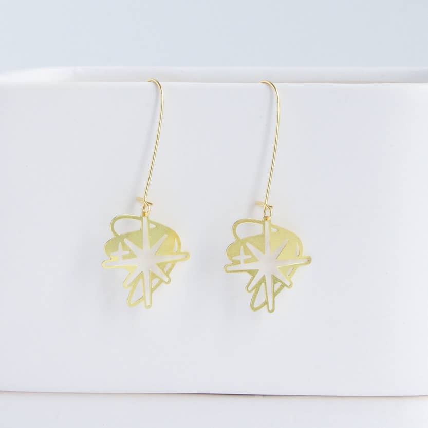 Retro Starburst Earrings