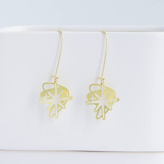Retro Starburst Earrings