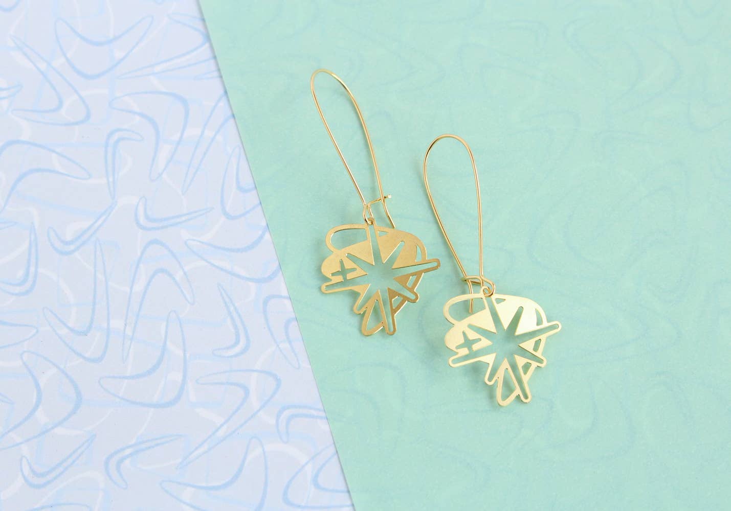 Retro Starburst Earrings