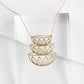 Retro Bowls Stacked Necklace