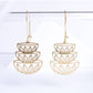Retro Bowls Stacked Earrings