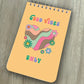 Funky Large Spiral Notebooks