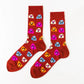 Yellow Owl Funky & Eclectic Crew Socks