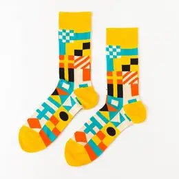 Yellow Owl Funky & Eclectic Crew Socks