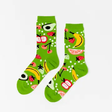 Yellow Owl Funky & Eclectic Crew Socks