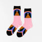 Yellow Owl Funky & Eclectic Crew Socks