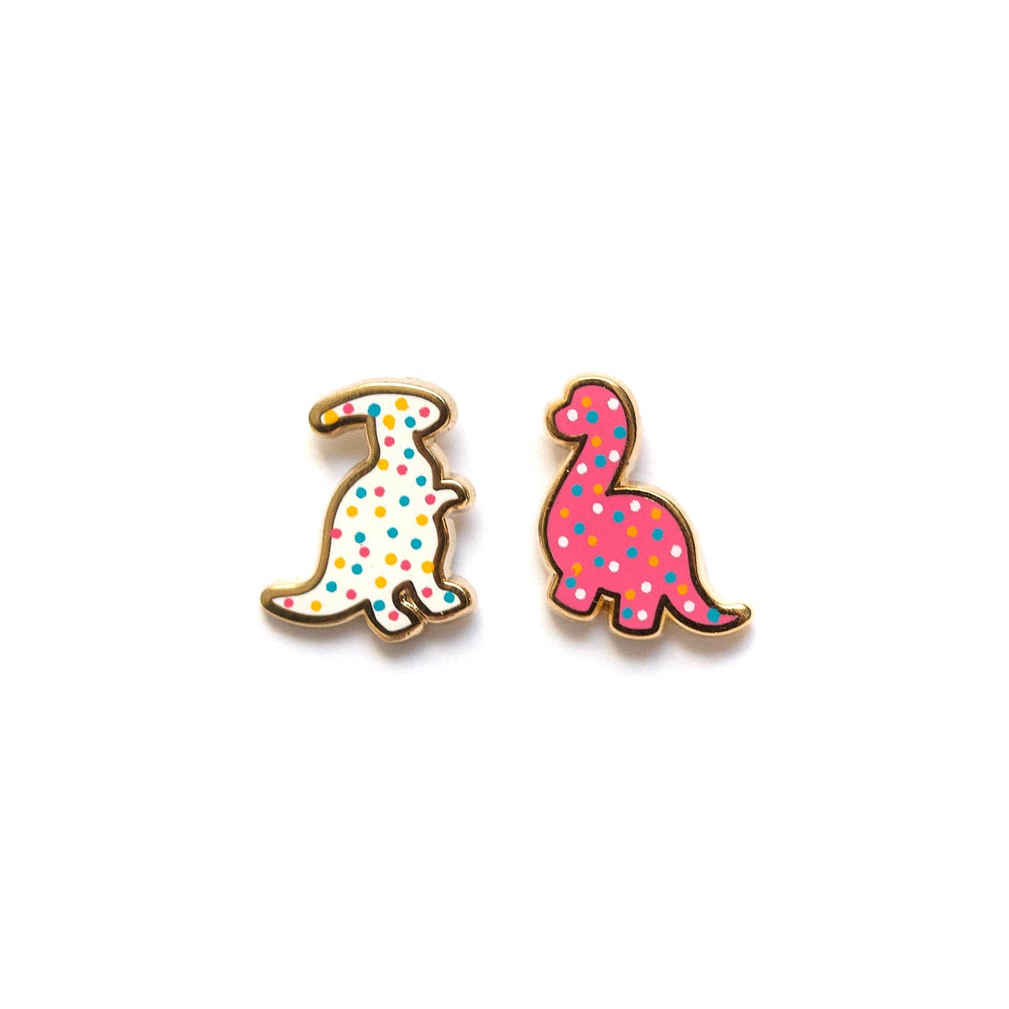 Dino Cookie Long Neck Earrings