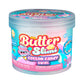Container of Butter Slimi Cotton Candy Swirl toy on a white background