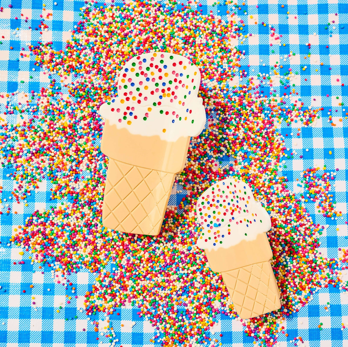Large Sprinkle Ice Cream Hair Claw Clip
