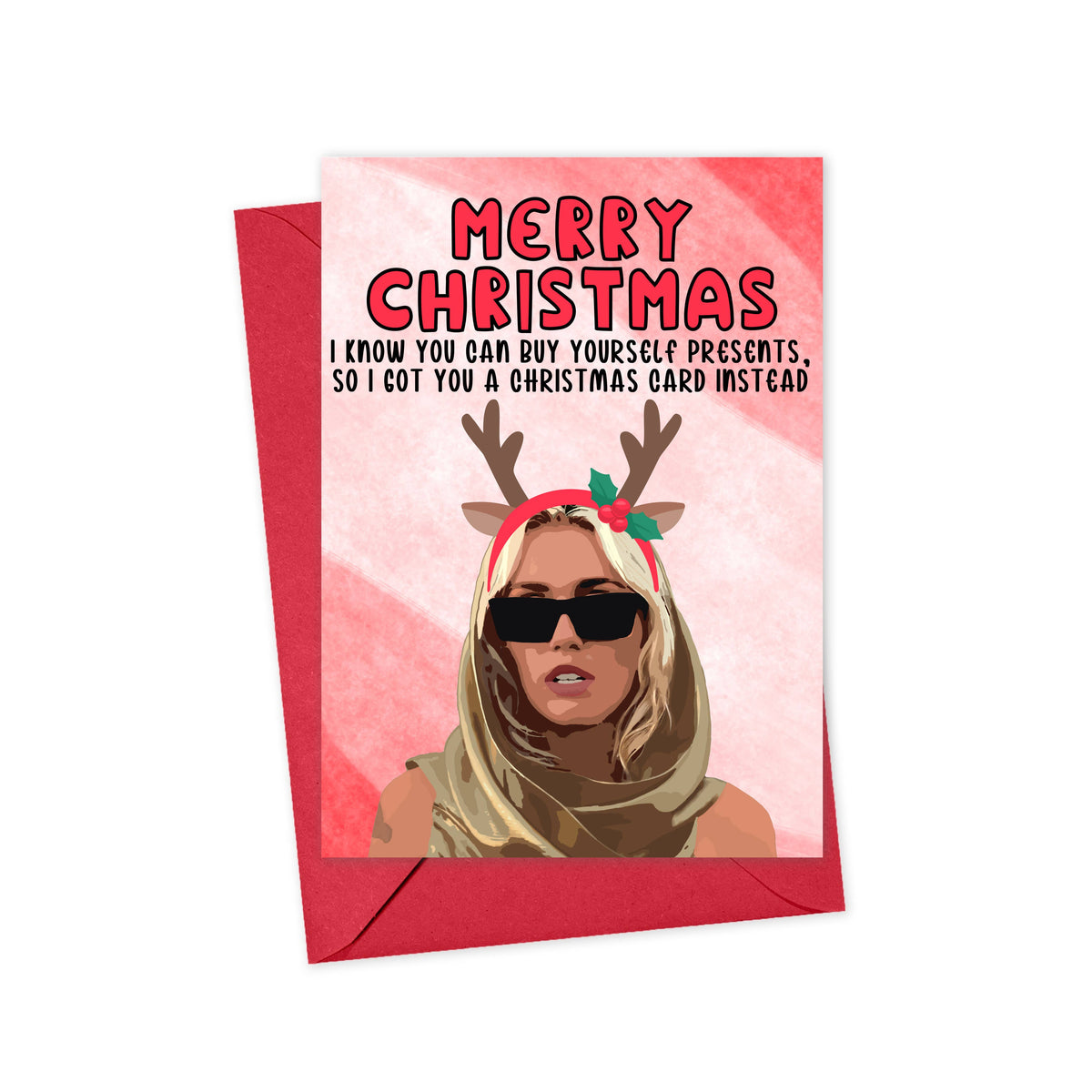 Buy Yourself Presents Funny Christmas Card