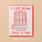 Sardine Love Letterpress Card