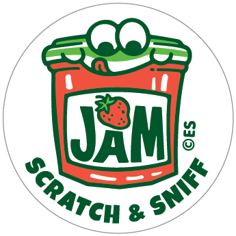 Strawberry Scratch & Sniff Stickers