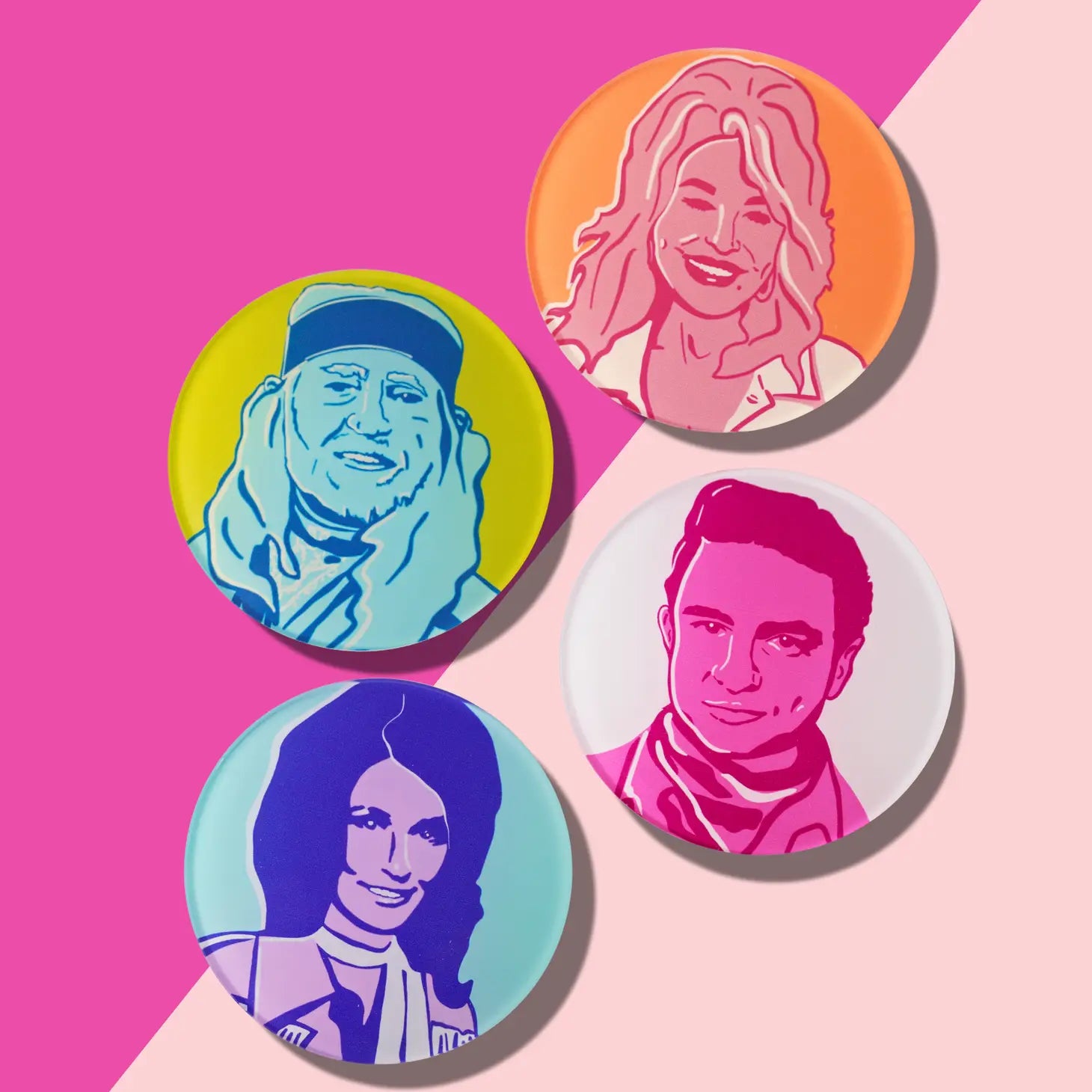 Country Legends Coasters - Thumbnail 2