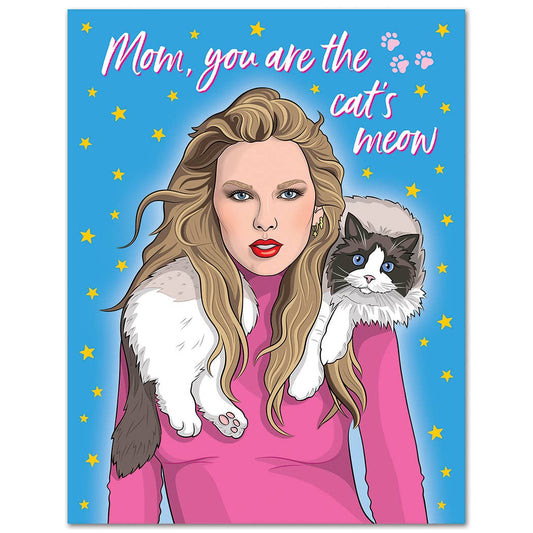 Taylor Cat's Meow Mother's Day Card