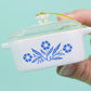 Mini Cornflower Ornament | Corning Ware Inspired Casserole