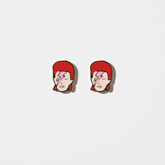 David Bowie Stud Earrings