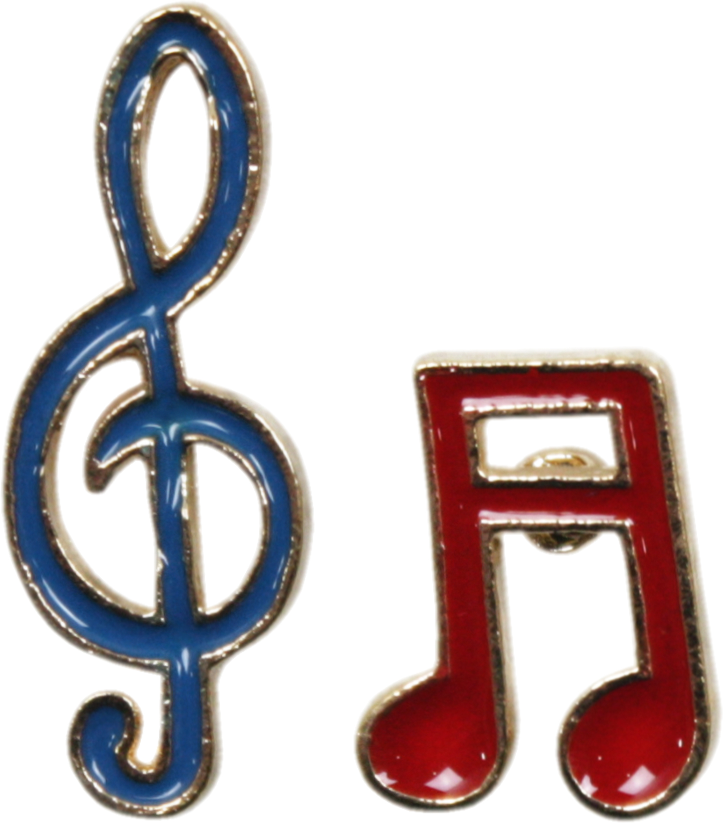 Enamel Pin - Treble Clef & Beamed Eighth Note - 2 Piece Set