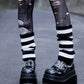 Love at First Bite Striped Leg Warmers