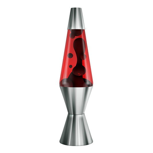 14.5" Black & Red Lava Lamp
