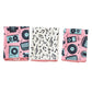 Tunes in Flamingo Mini Reversible Towel Set of 3