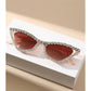 Unique Vintage Rhinestone Cat Eye Sunglasses