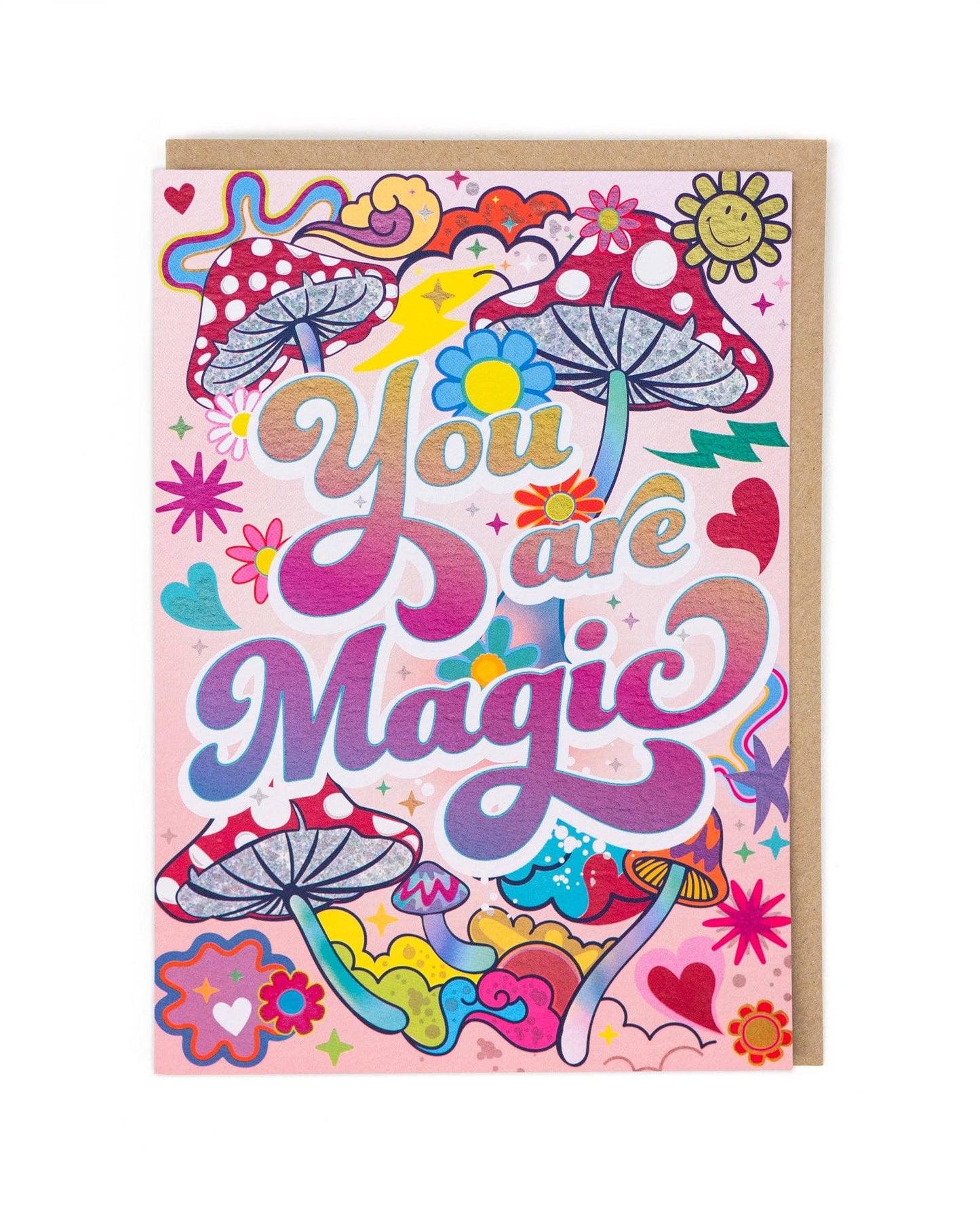Magic Mushrooms Greeting Card